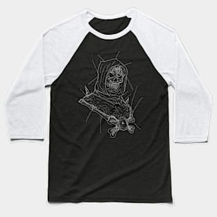 SKULL GAME LEGEND HERO Baseball T-Shirt